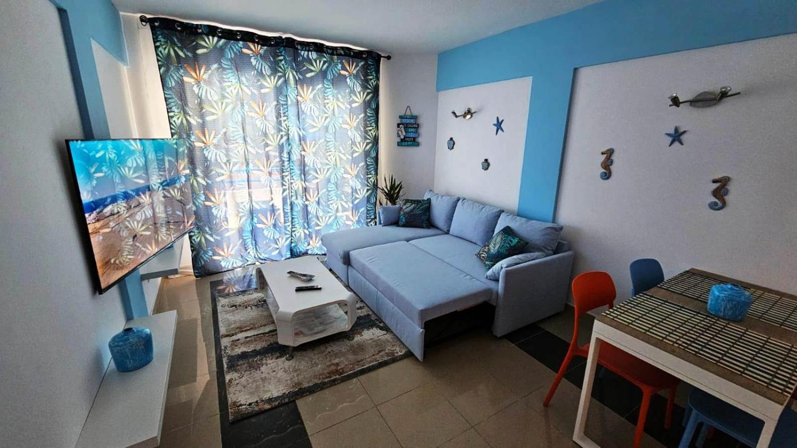 Blue Bay Paradise - Beach Front Apartment With Sea View Playa Paraiso  Exterior photo